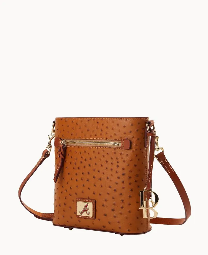 Dooney and Bourke MLB Braves Zip Crossbody Braves WomenMen Crossbodies