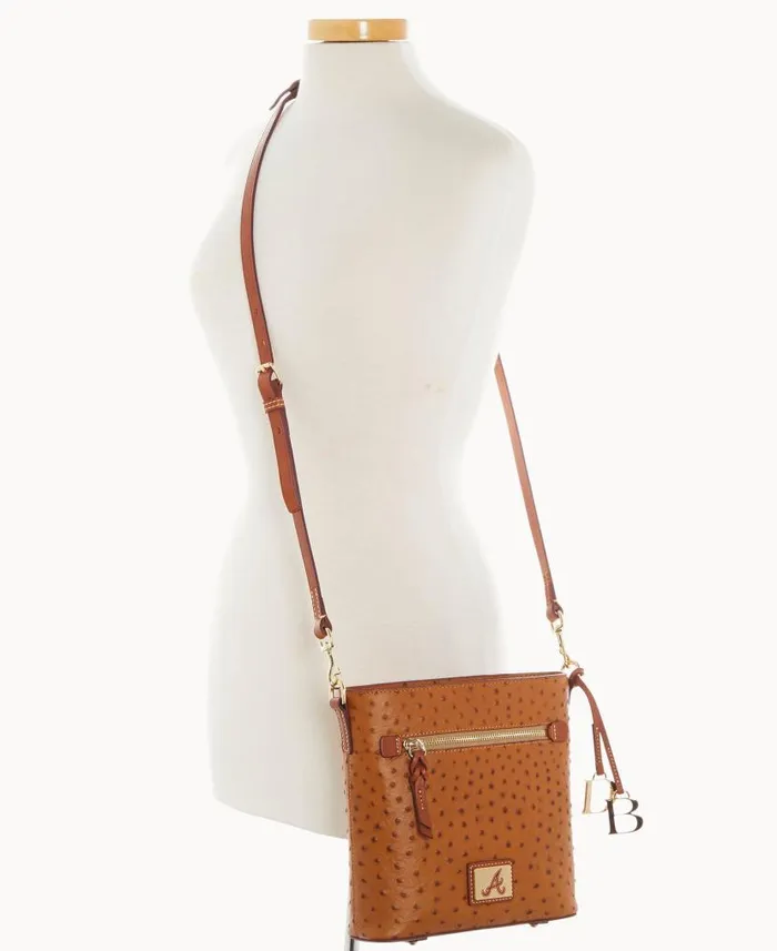 Dooney and Bourke MLB Braves Zip Crossbody Braves WomenMen Crossbodies
