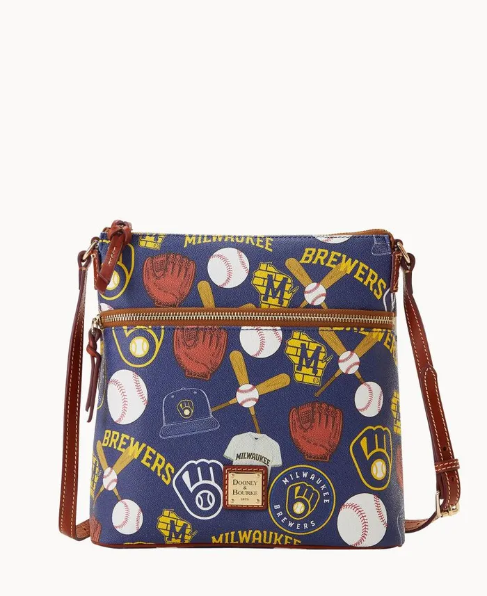 Dooney and Bourke MLB Brewers Crossbody Brewers WomenMen Crossbodies