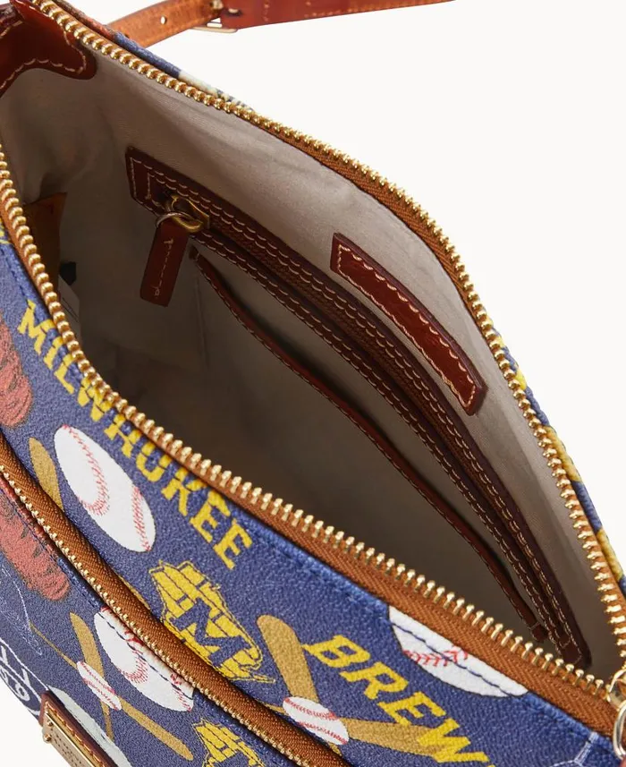 Dooney and Bourke MLB Brewers Crossbody Brewers WomenMen Crossbodies