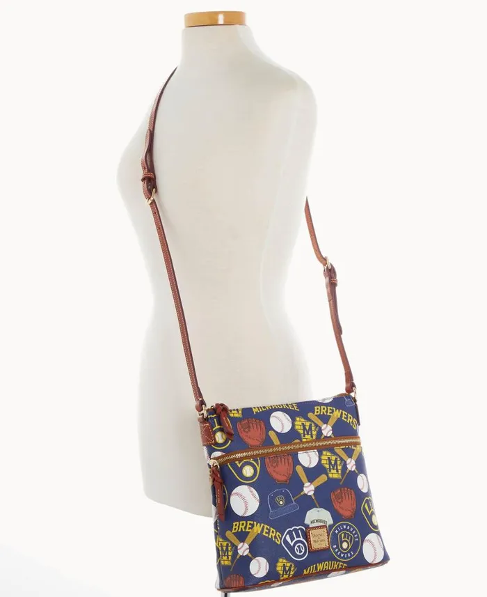 Dooney and Bourke MLB Brewers Crossbody Brewers WomenMen Crossbodies