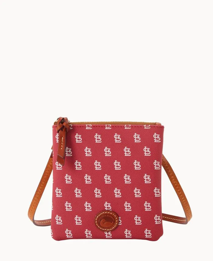 Dooney and Bourke MLB Cardinals Small North South Top Zip Crossbody Cardinals WomenMen Crossbodies Dooney and Bourke MLB Cardinals Small North South Top Zip Crossbody Cardinals WomenMen Crossbodies