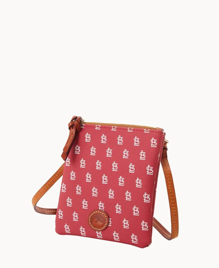 Dooney and Bourke MLB Cardinals Small North South Top Zip Crossbody Cardinals WomenMen Crossbodies Dooney and Bourke MLB Cardinals Small North South Top Zip Crossbody Cardinals WomenMen Crossbodies