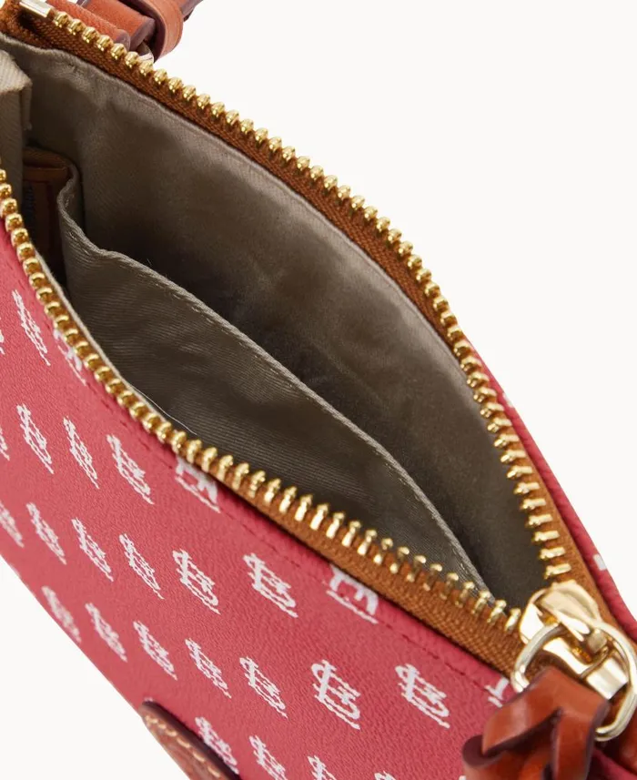 Dooney and Bourke MLB Cardinals Small North South Top Zip Crossbody Cardinals WomenMen Crossbodies Dooney and Bourke MLB Cardinals Small North South Top Zip Crossbody Cardinals WomenMen Crossbodies