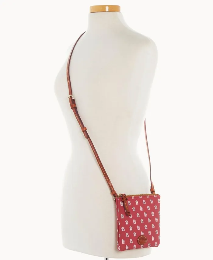 Dooney and Bourke MLB Cardinals Small North South Top Zip Crossbody Cardinals WomenMen Crossbodies Dooney and Bourke MLB Cardinals Small North South Top Zip Crossbody Cardinals WomenMen Crossbodies