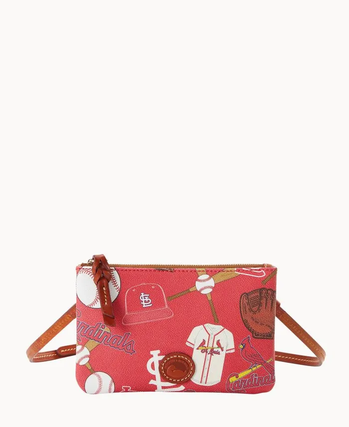 Dooney and Bourke MLB Cardinals Top Zip Crossbody Cardinals WomenMen Crossbodies Dooney and Bourke MLB Cardinals Top Zip Crossbody Cardinals WomenMen Crossbodies