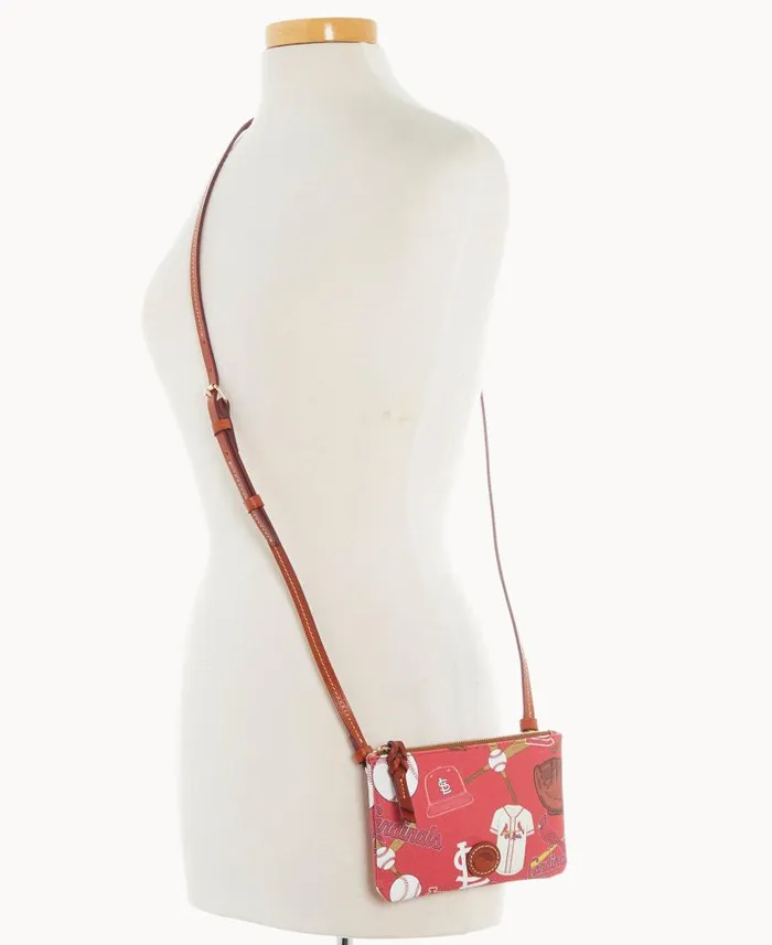 Dooney and Bourke MLB Cardinals Top Zip Crossbody Cardinals WomenMen Crossbodies Dooney and Bourke MLB Cardinals Top Zip Crossbody Cardinals WomenMen Crossbodies