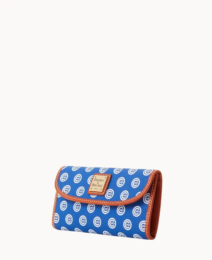 Dooney and Bourke MLB Cubs Continental Clutch Cubs WomenMen Wallets