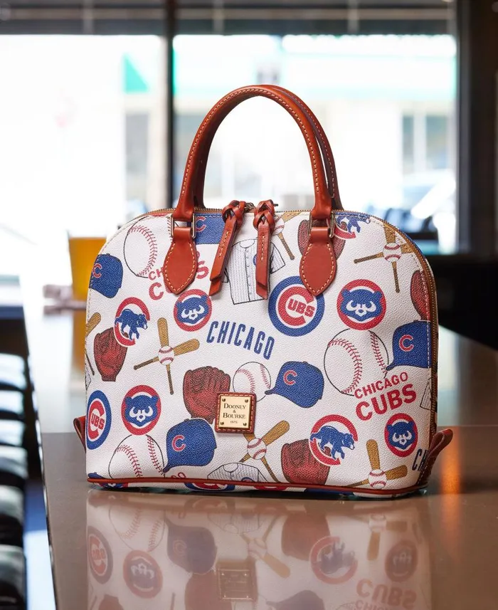 Dooney and Bourke MLB Cubs Zip Zip Satchel Cubs WomenMen Satchels