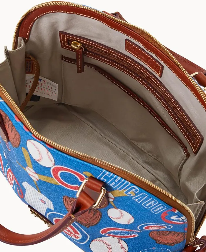 Dooney and Bourke MLB Cubs Zip Zip Satchel Cubs WomenMen Satchels