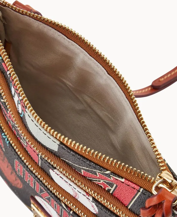 Dooney and Bourke MLB Diamondbacks N S Triple Zip Crossbody Diamondbacks WomenMen Crossbodies Dooney and Bourke MLB Diamondbacks N S Triple Zip Crossbody Diamondbacks WomenMen Crossbodies