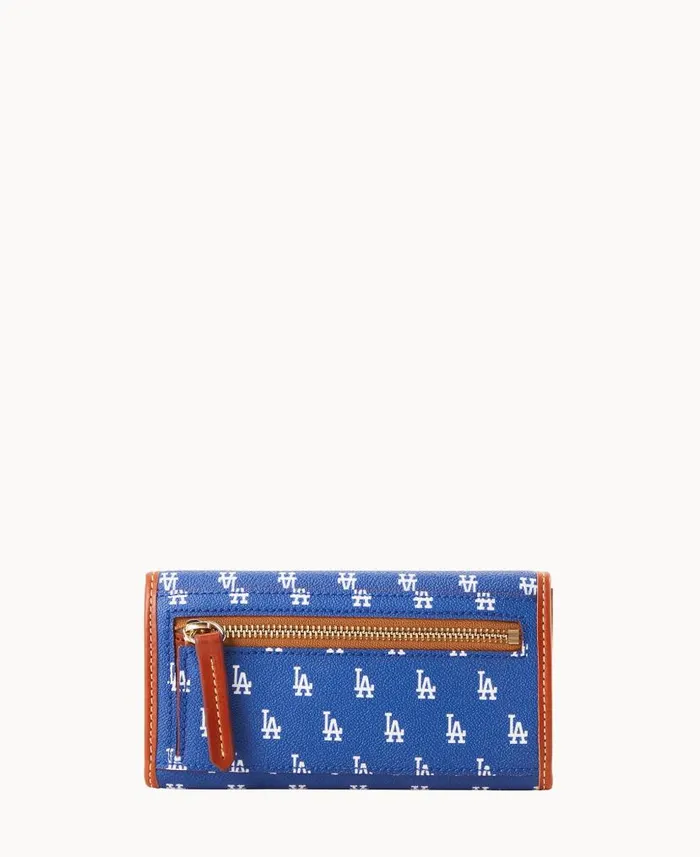 Dooney and Bourke MLB Dodgers Continental Clutch Dodgers WomenMen Wallets