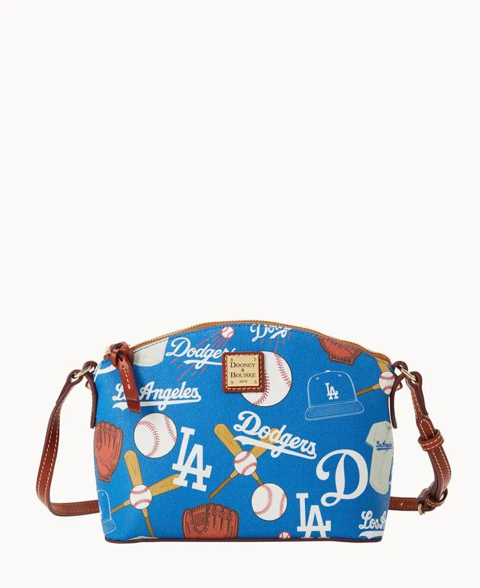 Dooney and Bourke MLB Dodgers Suki Crossbody Dodgers WomenMen Crossbodies