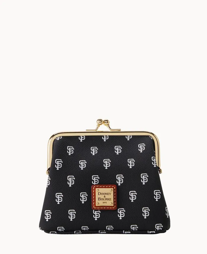Dooney and Bourke MLB Giants Large Framed Purse Giants WomenMen Wallets