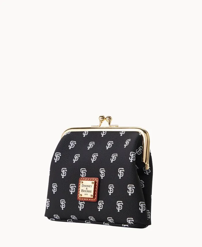 Dooney and Bourke MLB Giants Large Framed Purse Giants WomenMen Wallets