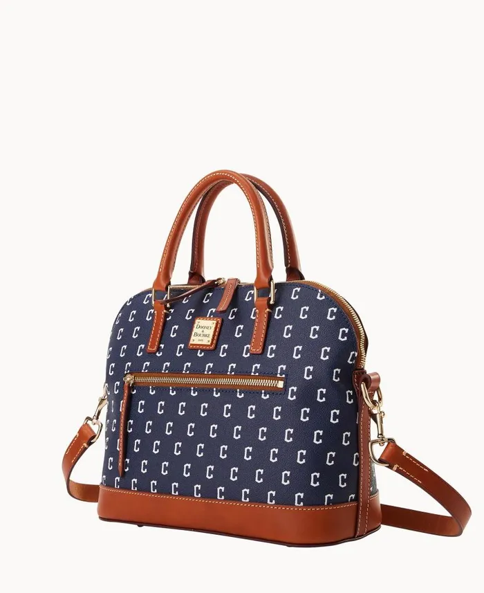 Dooney and Bourke MLB Guardians Domed Zip Satchel Guardians WomenMen Satchels Dooney and Bourke MLB Guardians Domed Zip Satchel Guardians WomenMen Satchels