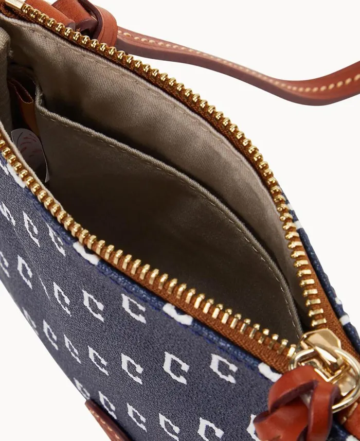 Dooney and Bourke MLB Guardians Small North South Top Zip Crossbody Guardians WomenMen Crossbodies Dooney and Bourke MLB Guardians Small North South Top Zip Crossbody Guardians WomenMen Crossbodies
