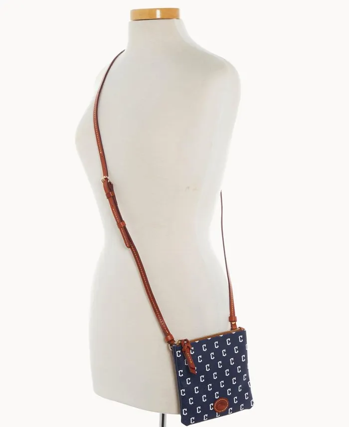 Dooney and Bourke MLB Guardians Small North South Top Zip Crossbody Guardians WomenMen Crossbodies Dooney and Bourke MLB Guardians Small North South Top Zip Crossbody Guardians WomenMen Crossbodies