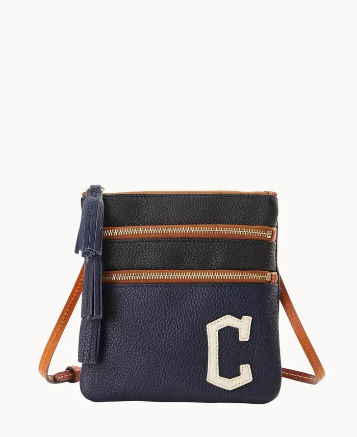 Dooney and Bourke MLB Guardians Triple Zip Crossbody Guardians WomenMen Crossbodies Dooney and Bourke MLB Guardians Triple Zip Crossbody Guardians WomenMen Crossbodies