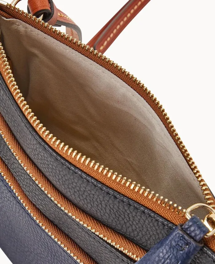 Dooney and Bourke MLB Guardians Triple Zip Crossbody Guardians WomenMen Crossbodies Dooney and Bourke MLB Guardians Triple Zip Crossbody Guardians WomenMen Crossbodies