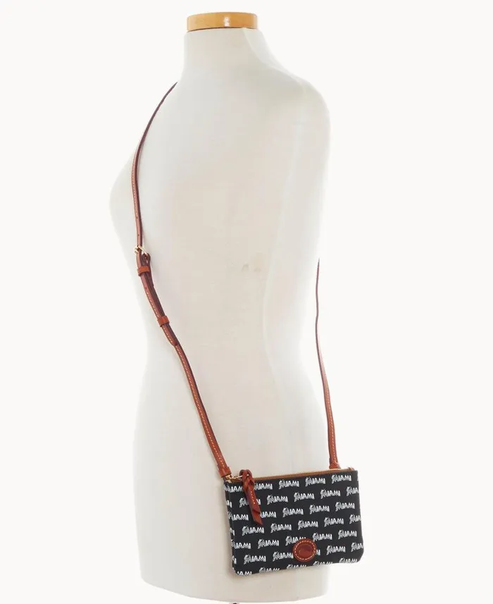 Dooney and Bourke MLB Marlins Top Zip Crossbody Marlins WomenMen Crossbodies Dooney and Bourke MLB Marlins Top Zip Crossbody Marlins WomenMen Crossbodies