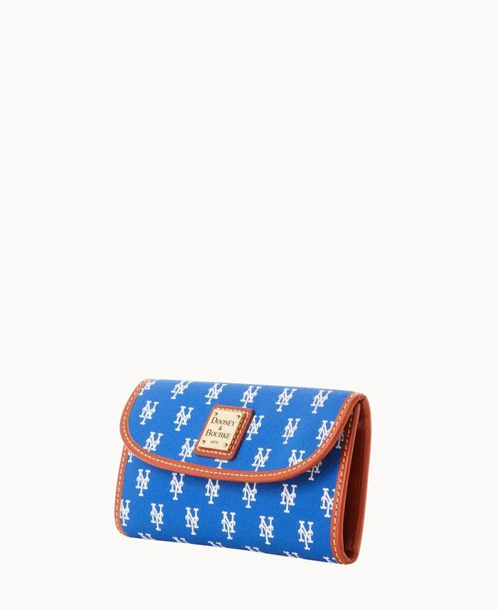 Dooney and Bourke MLB Mets Continental Clutch Mets WomenMen Wallets