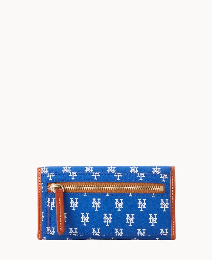 Dooney and Bourke MLB Mets Continental Clutch Mets WomenMen Wallets