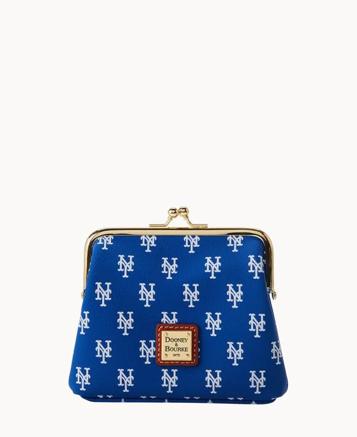 Dooney and Bourke MLB Mets Large Framed Purse Mets WomenMen Wallets