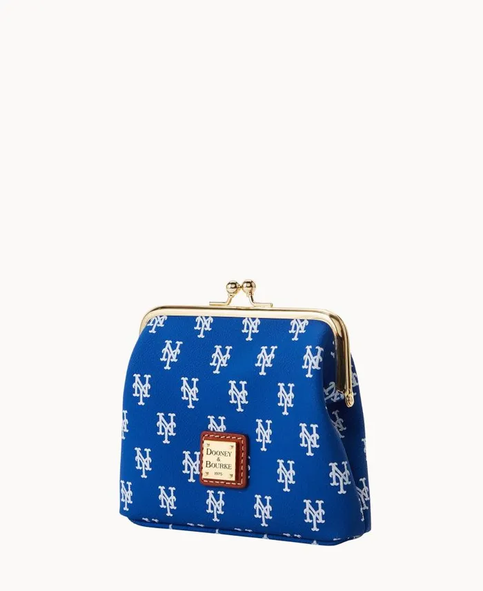 Dooney and Bourke MLB Mets Large Framed Purse Mets WomenMen Wallets