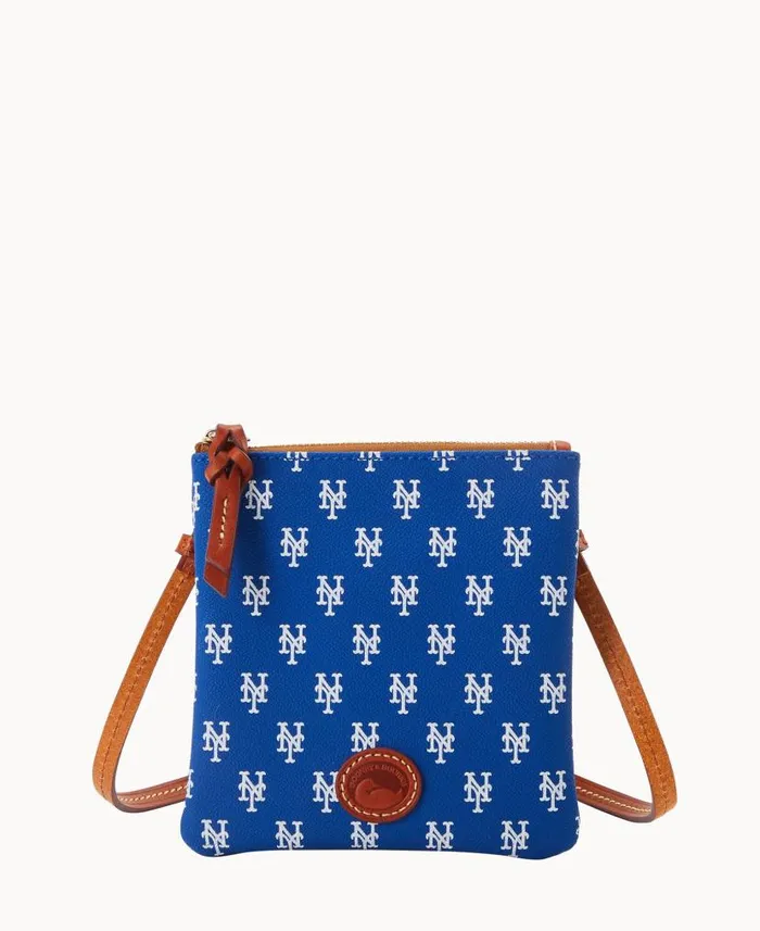 Dooney and Bourke MLB Mets Small North South Top Zip Crossbody Mets WomenMen Crossbodies Dooney and Bourke MLB Mets Small North South Top Zip Crossbody Mets WomenMen Crossbodies