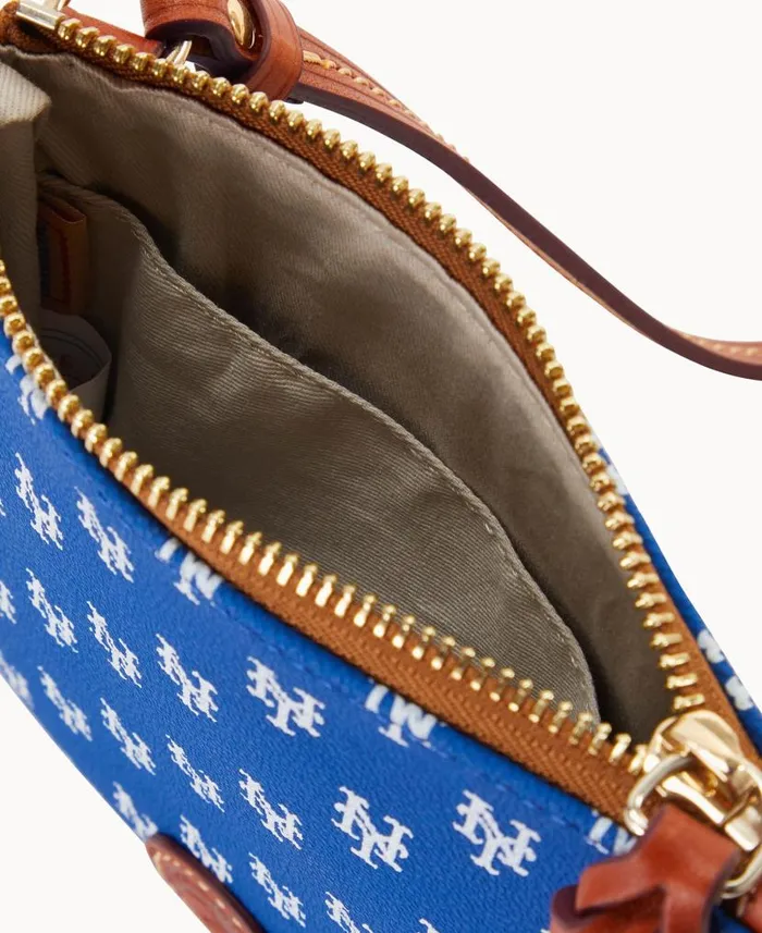 Dooney and Bourke MLB Mets Small North South Top Zip Crossbody Mets WomenMen Crossbodies Dooney and Bourke MLB Mets Small North South Top Zip Crossbody Mets WomenMen Crossbodies