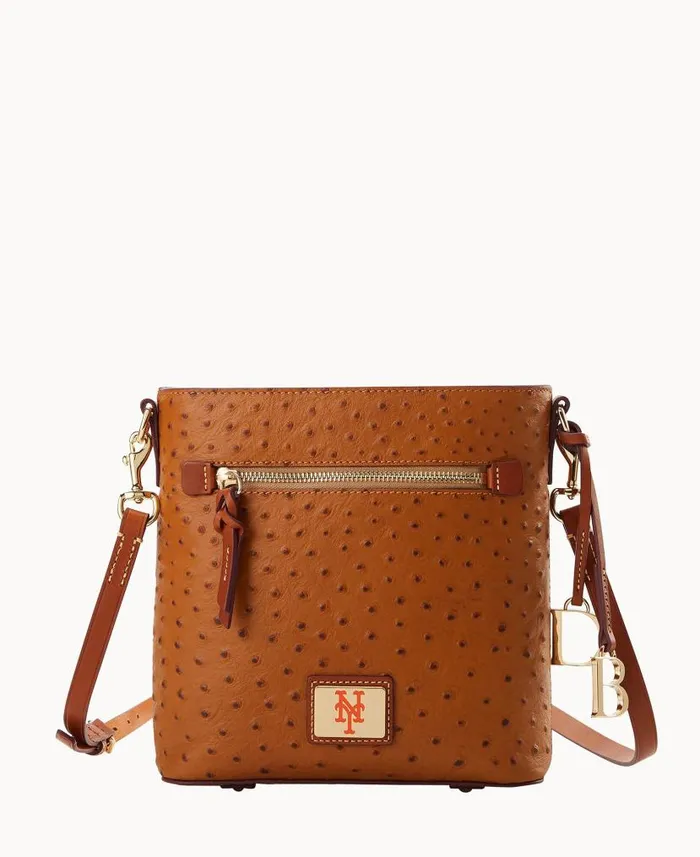 Dooney and Bourke MLB Mets Zip Crossbody Mets WomenMen Crossbodies