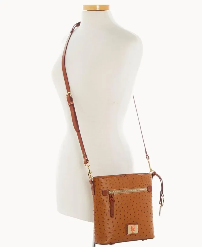 Dooney and Bourke MLB Mets Zip Crossbody Mets WomenMen Crossbodies