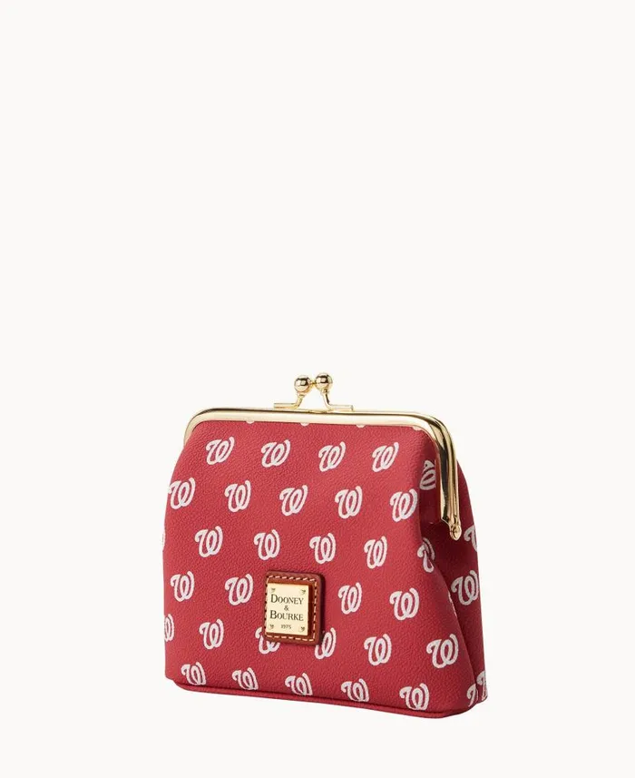 Dooney and Bourke MLB Nationals Large Framed Purse Nationals WomenMen Wallets Dooney and Bourke MLB Nationals Large Framed Purse Nationals WomenMen Wallets