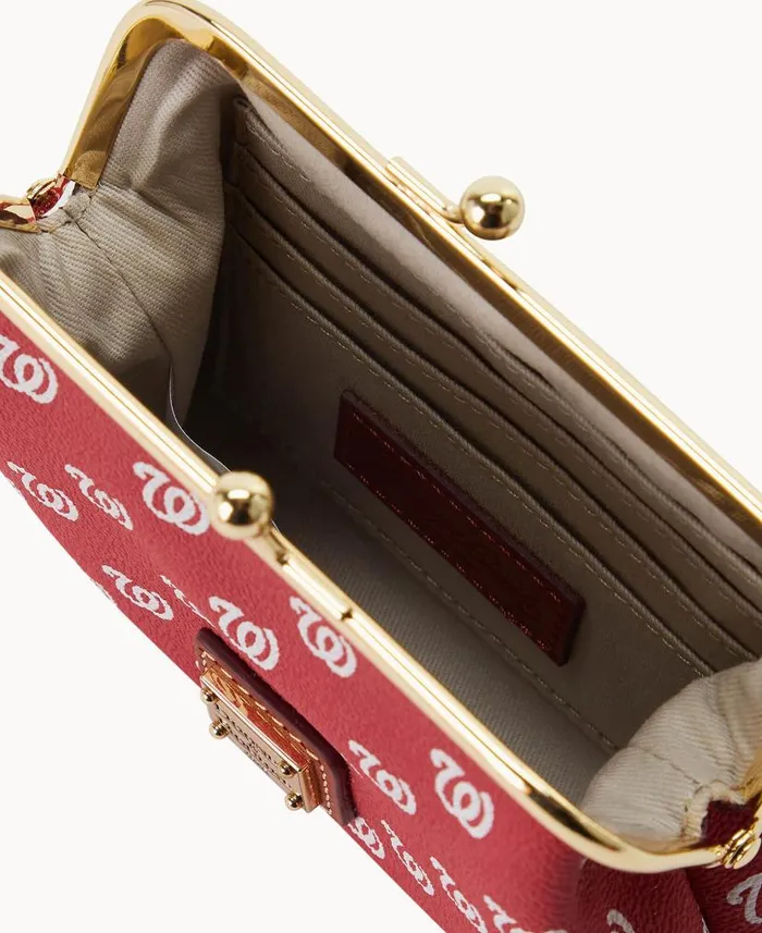 Dooney and Bourke MLB Nationals Large Framed Purse Nationals WomenMen Wallets Dooney and Bourke MLB Nationals Large Framed Purse Nationals WomenMen Wallets