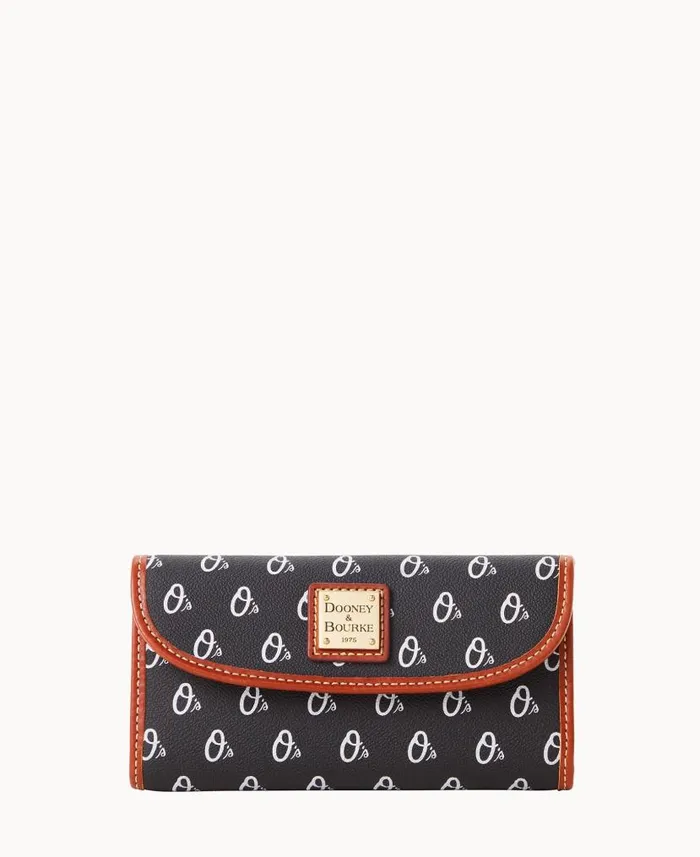 Dooney and Bourke MLB Orioles Continental Clutch Orioles WomenMen Wallets