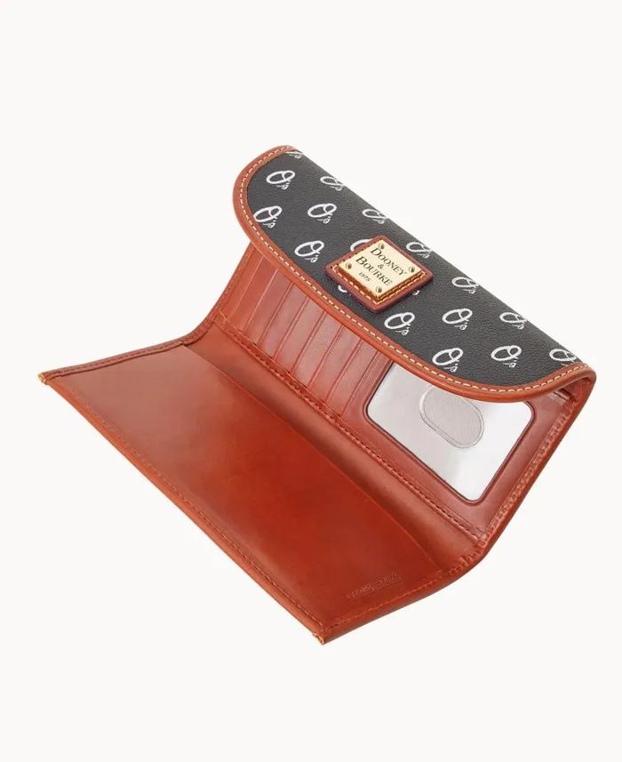 Dooney and Bourke MLB Orioles Continental Clutch Orioles WomenMen Wallets