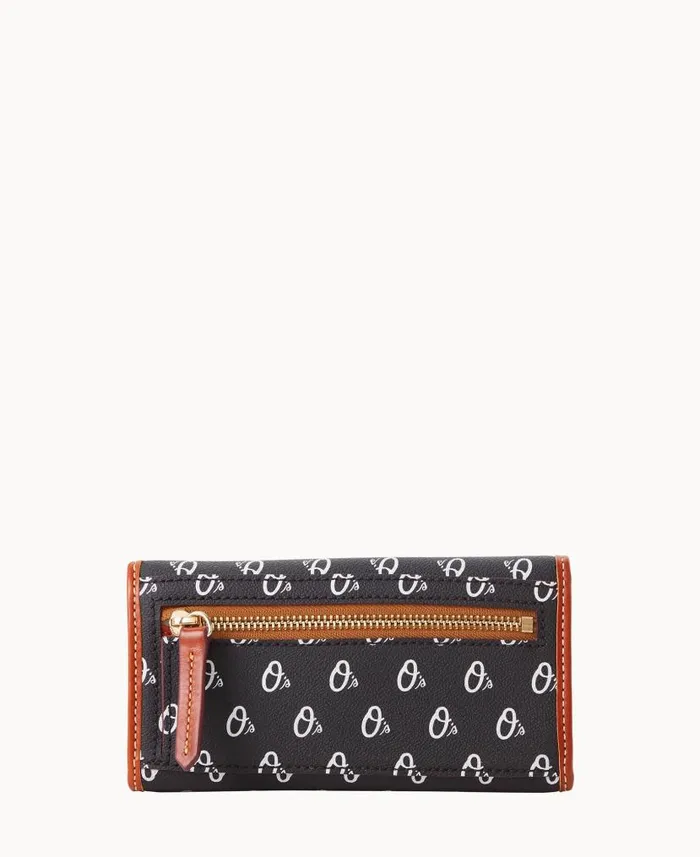 Dooney and Bourke MLB Orioles Continental Clutch Orioles WomenMen Wallets