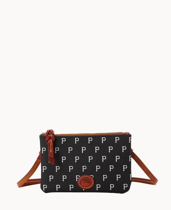 Dooney and Bourke MLB Pirates Top Zip Crossbody Pirates WomenMen Crossbodies