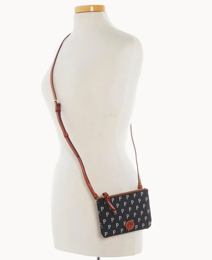 Dooney and Bourke MLB Pirates Top Zip Crossbody Pirates WomenMen Crossbodies Dooney and Bourke MLB Pirates Top Zip Crossbody Pirates WomenMen Crossbodies