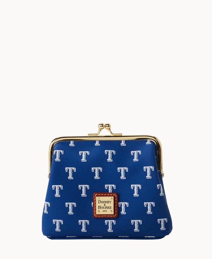 Dooney and Bourke MLB Rangers Large Framed Purse Rangers WomenMen Wallets