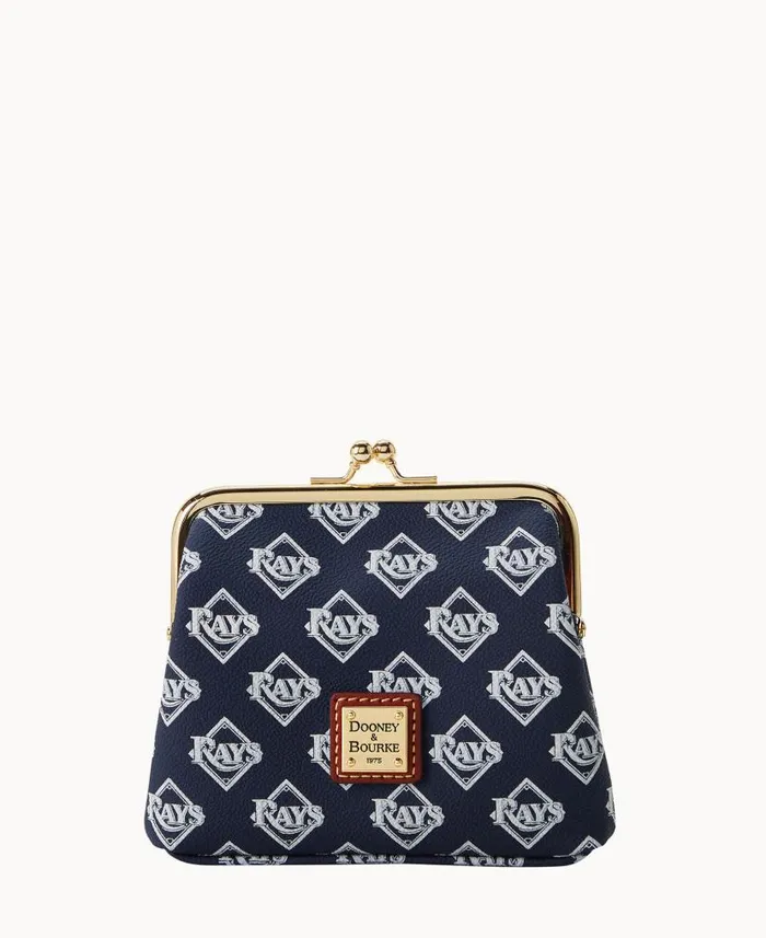 Dooney and Bourke MLB Rays Large Framed Purse Rays WomenMen Wallets