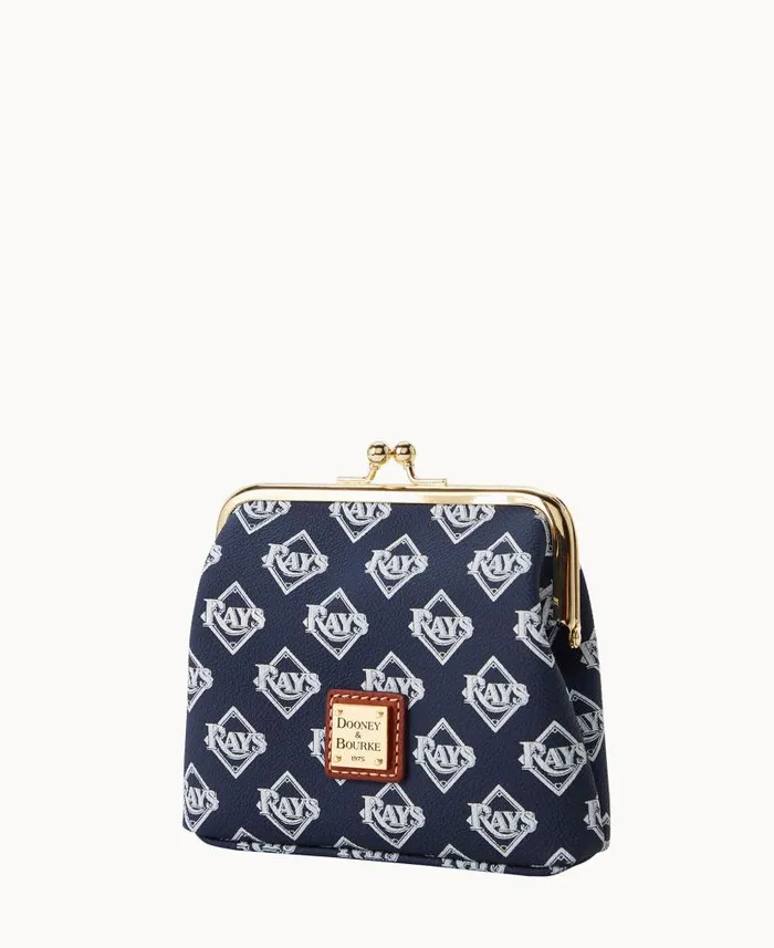 Dooney and Bourke MLB Rays Large Framed Purse Rays WomenMen Wallets
