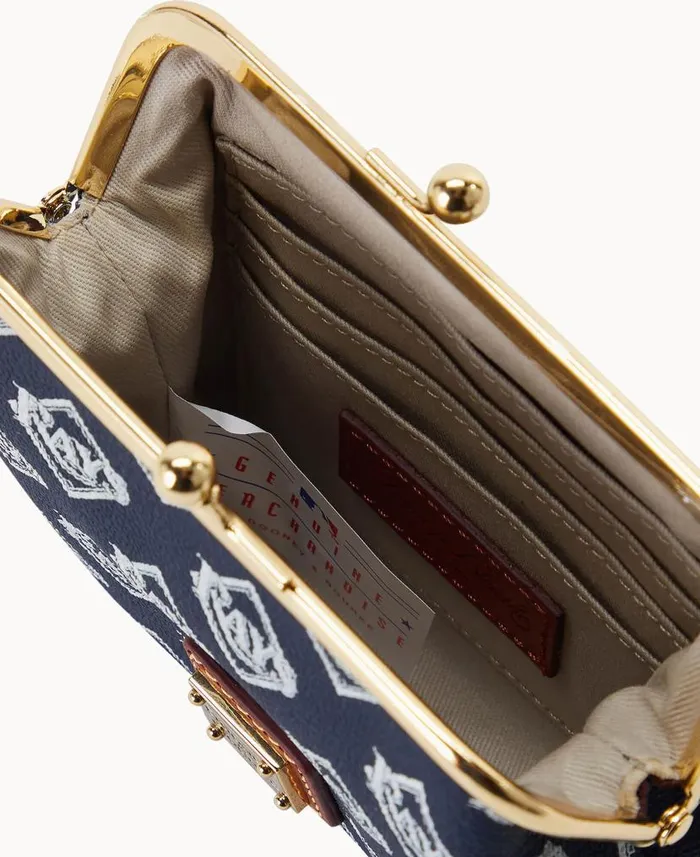 Dooney and Bourke MLB Rays Large Framed Purse Rays WomenMen Wallets