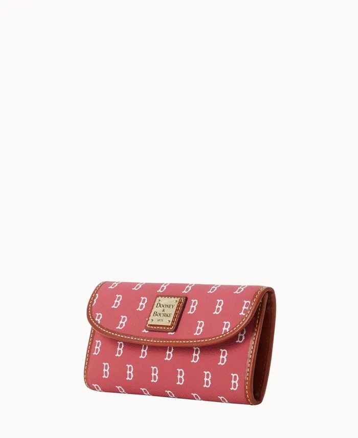 Dooney and Bourke MLB Red Sox Continental Clutch Red Sox WomenMen Wallets