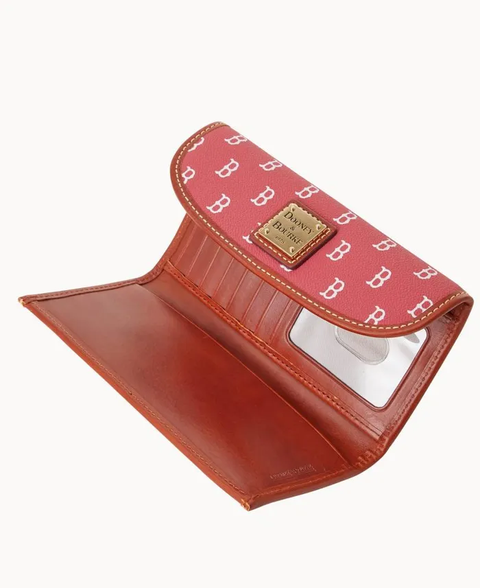 Dooney and Bourke MLB Red Sox Continental Clutch Red Sox WomenMen Wallets