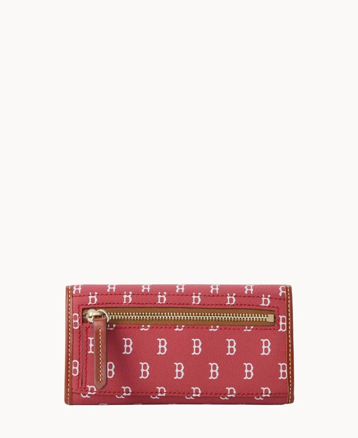 Dooney and Bourke MLB Red Sox Continental Clutch Red Sox WomenMen Wallets