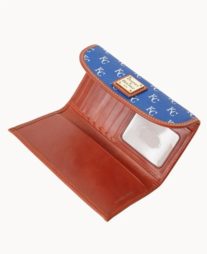 Dooney and Bourke MLB Royals Continental Clutch Royals WomenMen Wallets