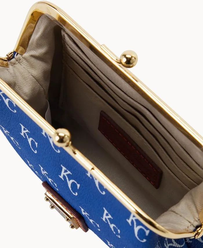 Dooney and Bourke MLB Royals Large Framed Purse Royals WomenMen Wallets