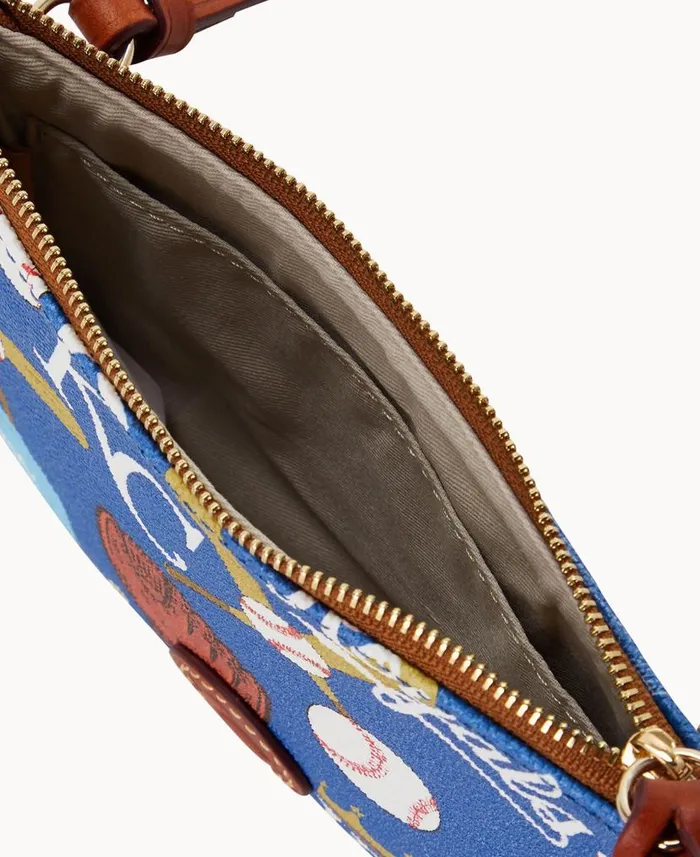 Dooney and Bourke MLB Royals Top Zip Crossbody Royals WomenMen Crossbodies